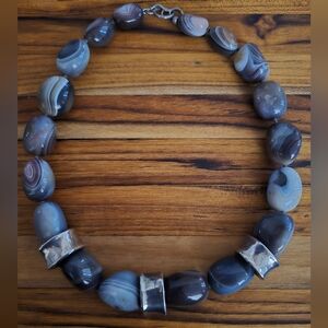 Sterling Silver and Stone necklace